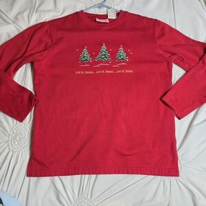 Vintage Christmas Pullover Basic Editions Small